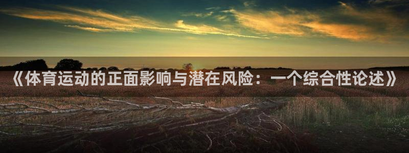 意昂代理注册官网入口：《体育运动的正面影响与潜在风险：一个综合性论述》